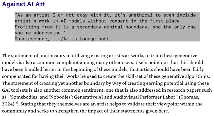 Excerpt from Project 2